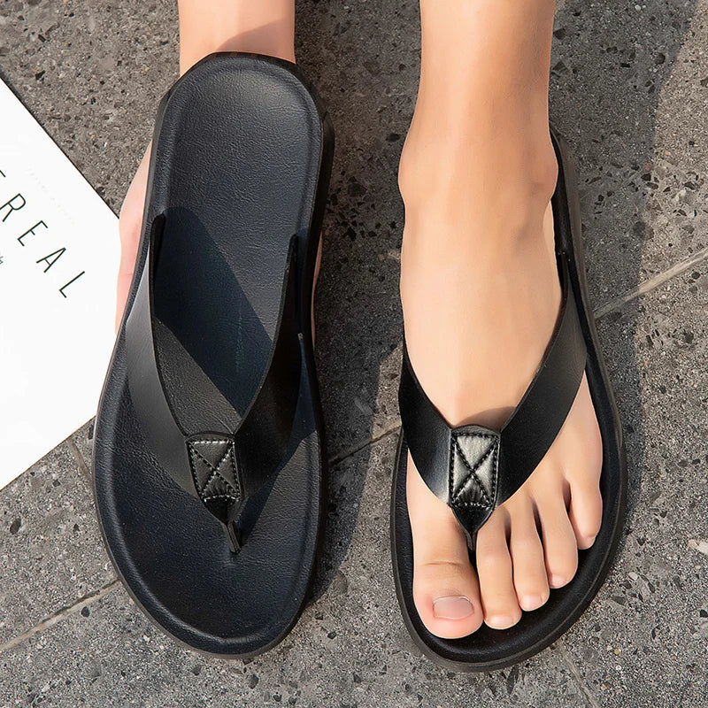 Freizeit-Sandalen aus Leder