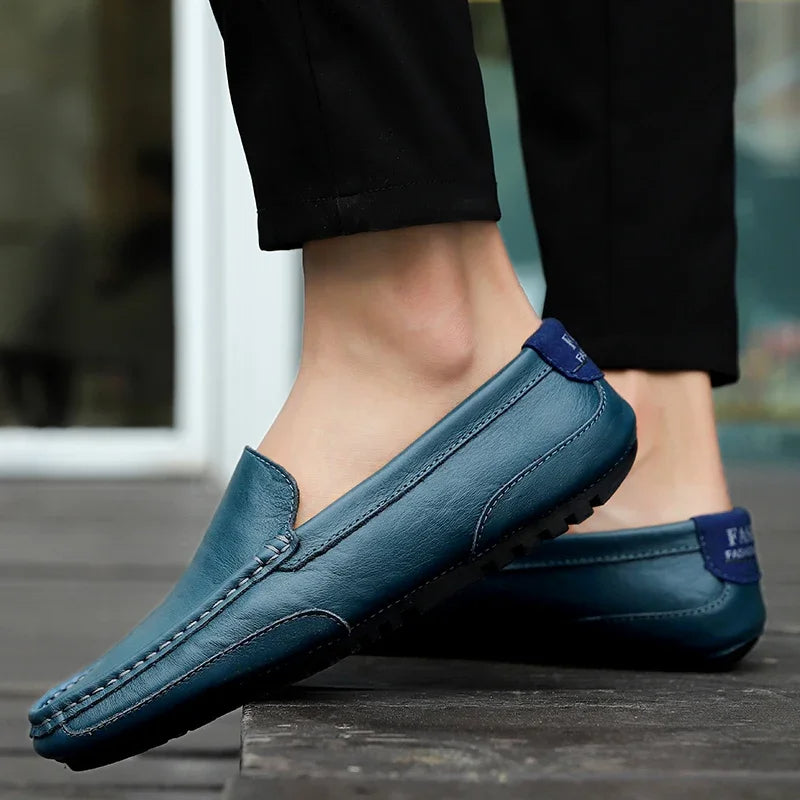 Vintage Leder Halbschuhe