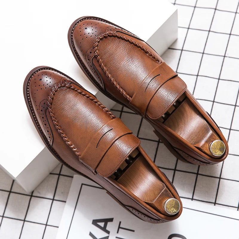 Schicke Leder-Loafer