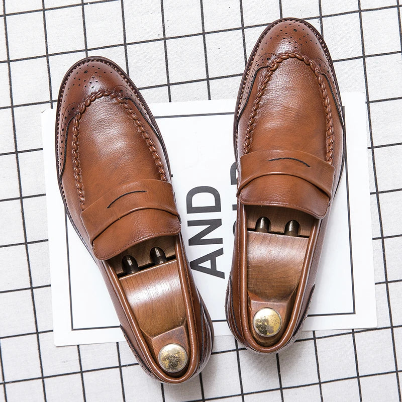 Schicke Leder-Loafer