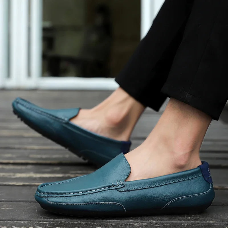 Vintage Leder Halbschuhe