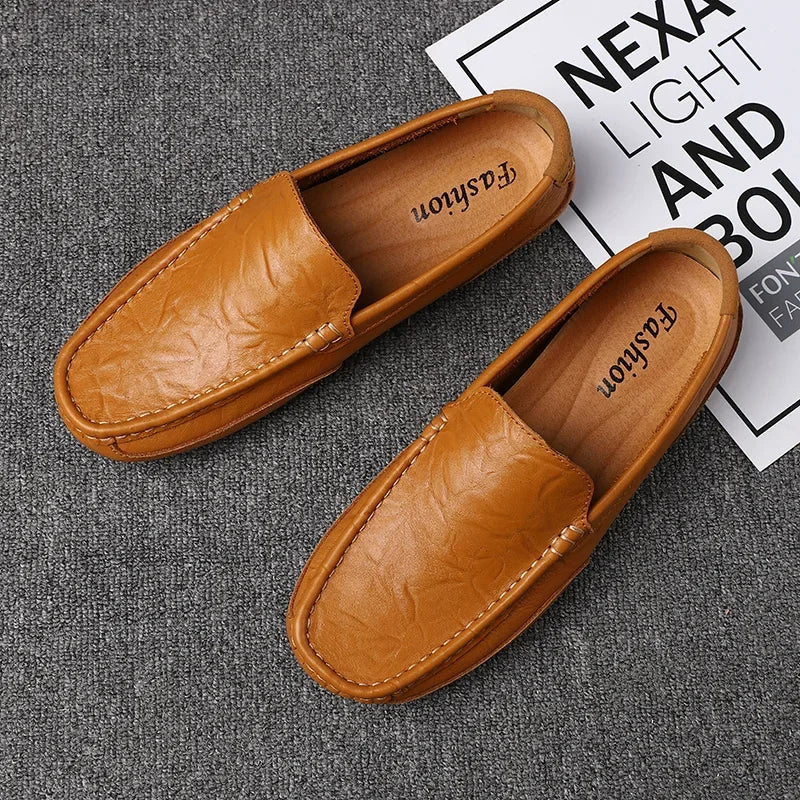 Vintage Leder Halbschuhe