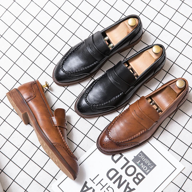 Schicke Leder-Loafer