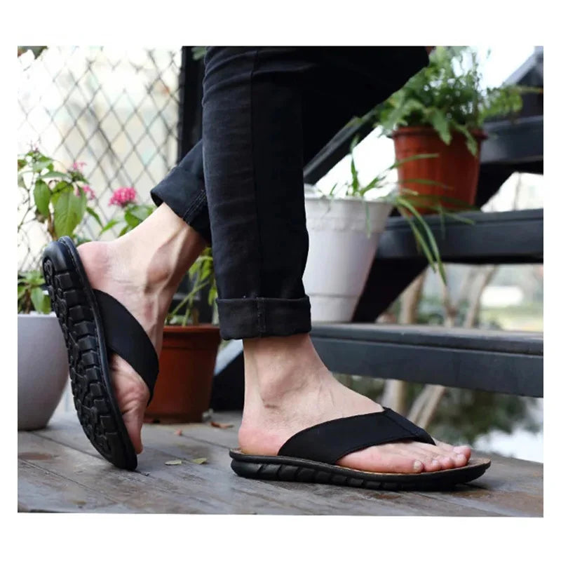 Leder-Sandalen für Männer