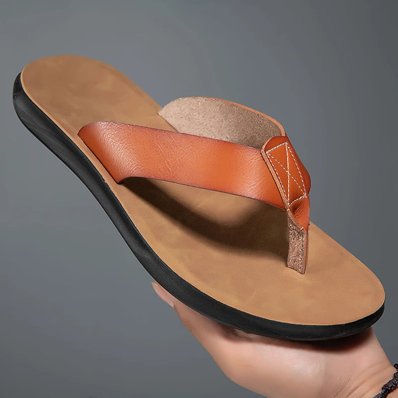 Freizeit-Sandalen aus Leder