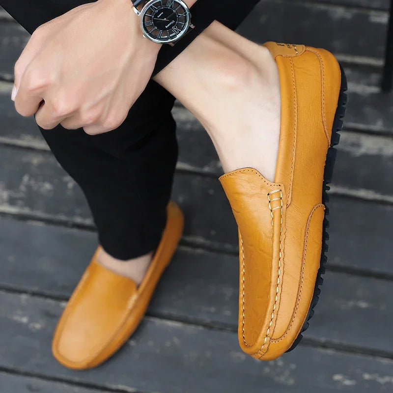 Vintage Leder Halbschuhe