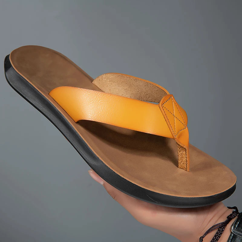 Freizeit-Sandalen aus Leder