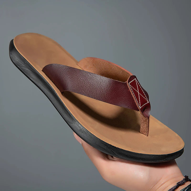 Freizeit-Sandalen aus Leder