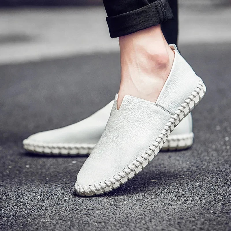 Atmungsaktive Loafer aus Leder