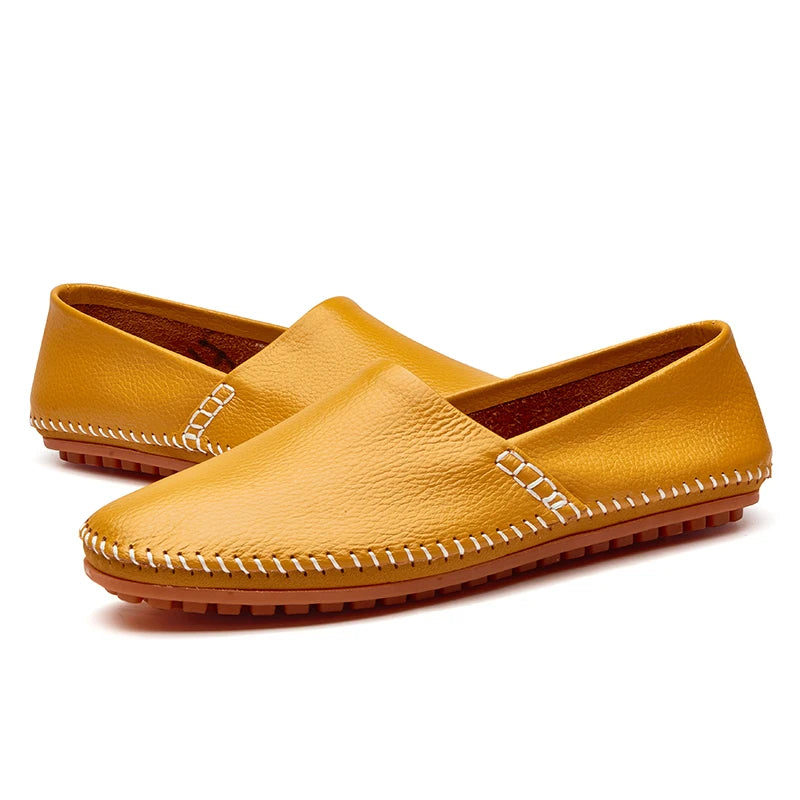 Leichte Leder-Slipper