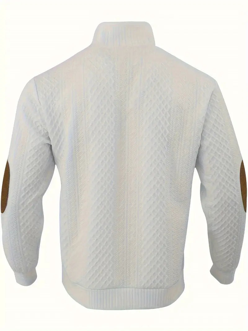 Eleganter Knopf-Pullover