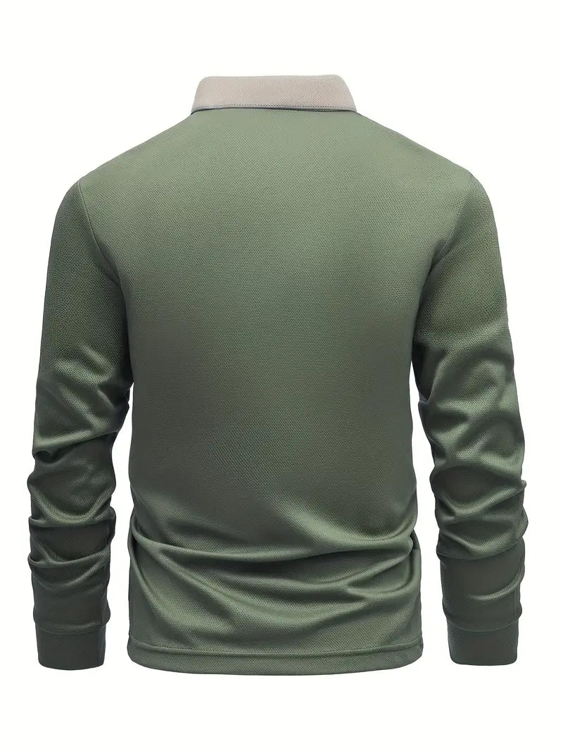 Leichter Polo-Pullover