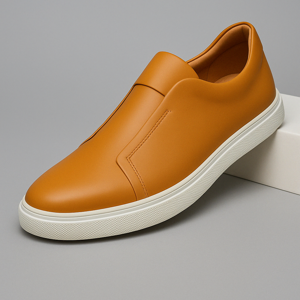 Elegante Lederschuhe zum Hineinschlüpfen