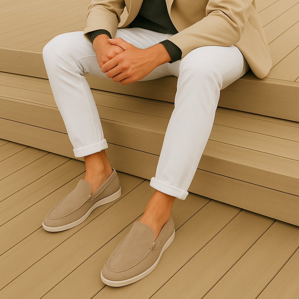 Elegante Loafers aus Wildleder