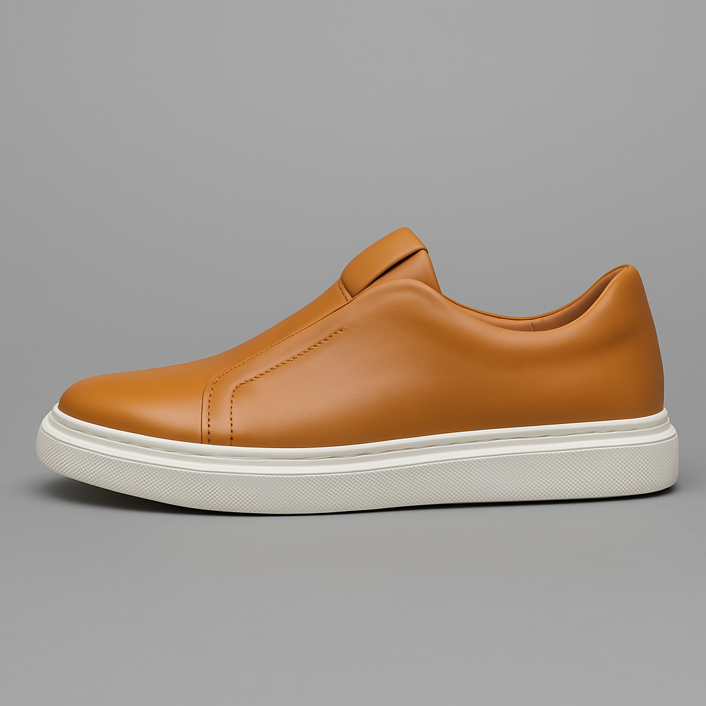 Elegante Lederschuhe zum Hineinschlüpfen