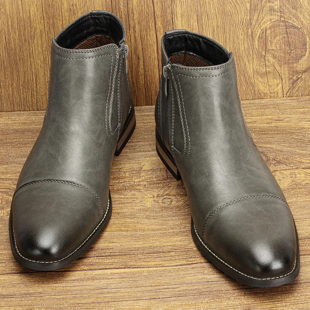 Chelsea-Stiefel aus Leder