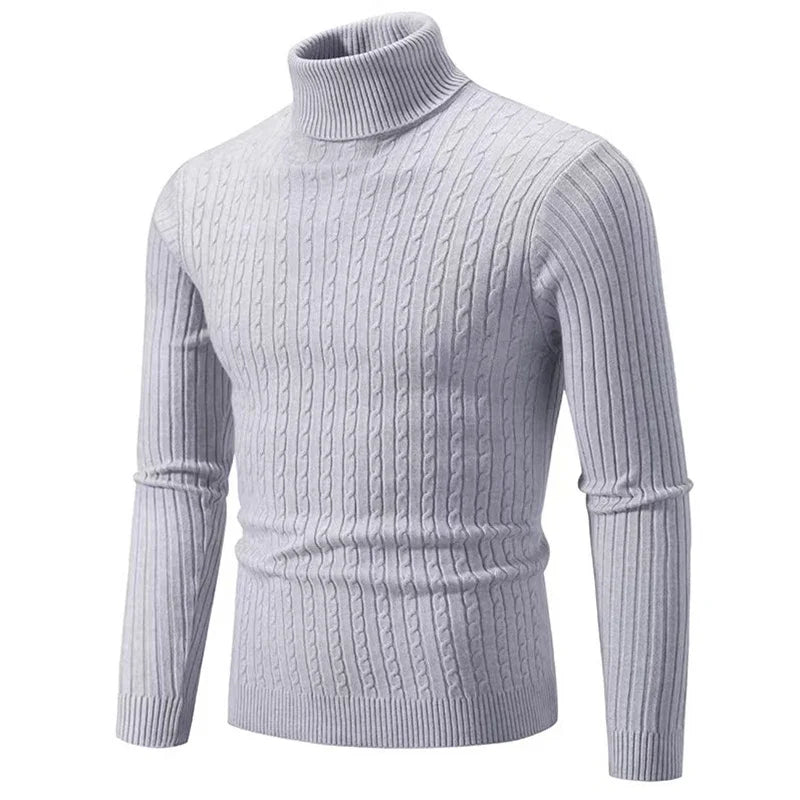 Eleganter Herren-Rollkragenpullover