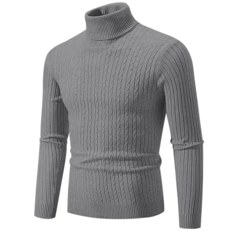 Eleganter Herren-Rollkragenpullover