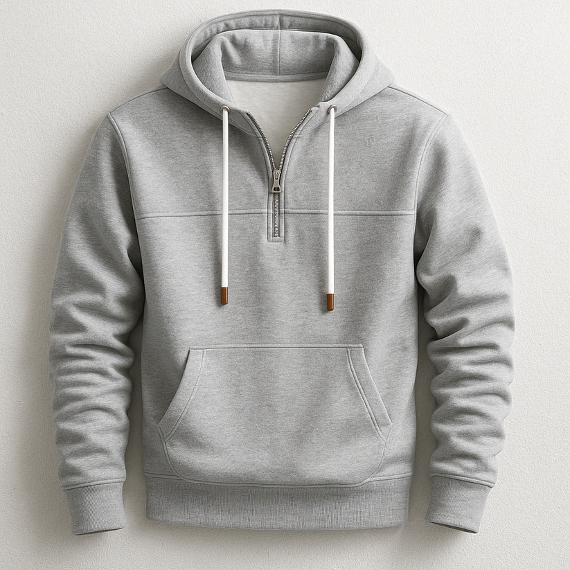 Eleganter Zip-Hoodie