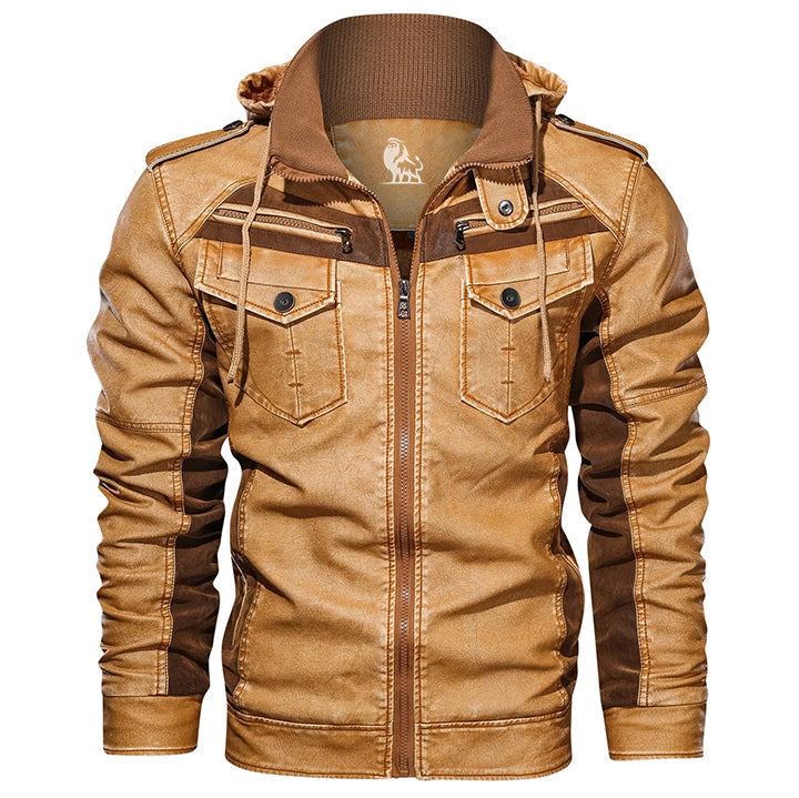 Vintage-Lederjacke