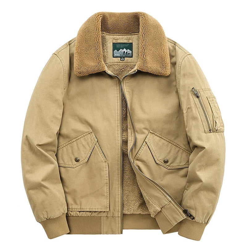 Elegante wattierte Baumwolljacke