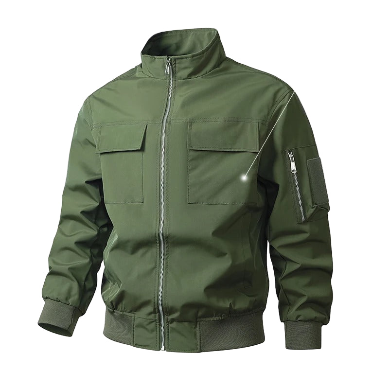 Elegante Windbreaker-Bomberjacke