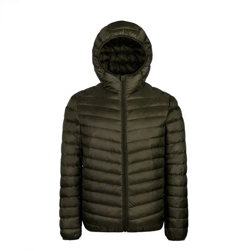 Leichte Entendaunenjacke