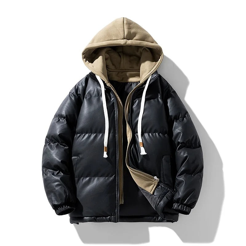 Elegante wattierte Pufferjacke