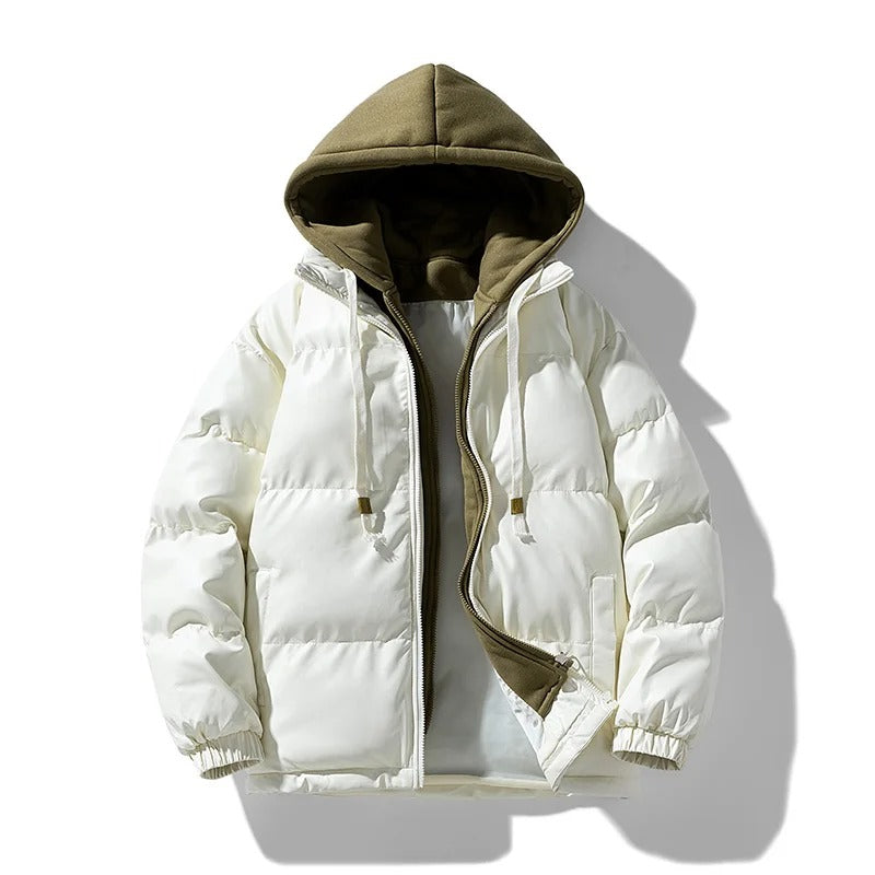 Elegante wattierte Pufferjacke