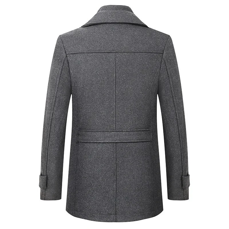 Elegante Winterjacke aus Wolle
