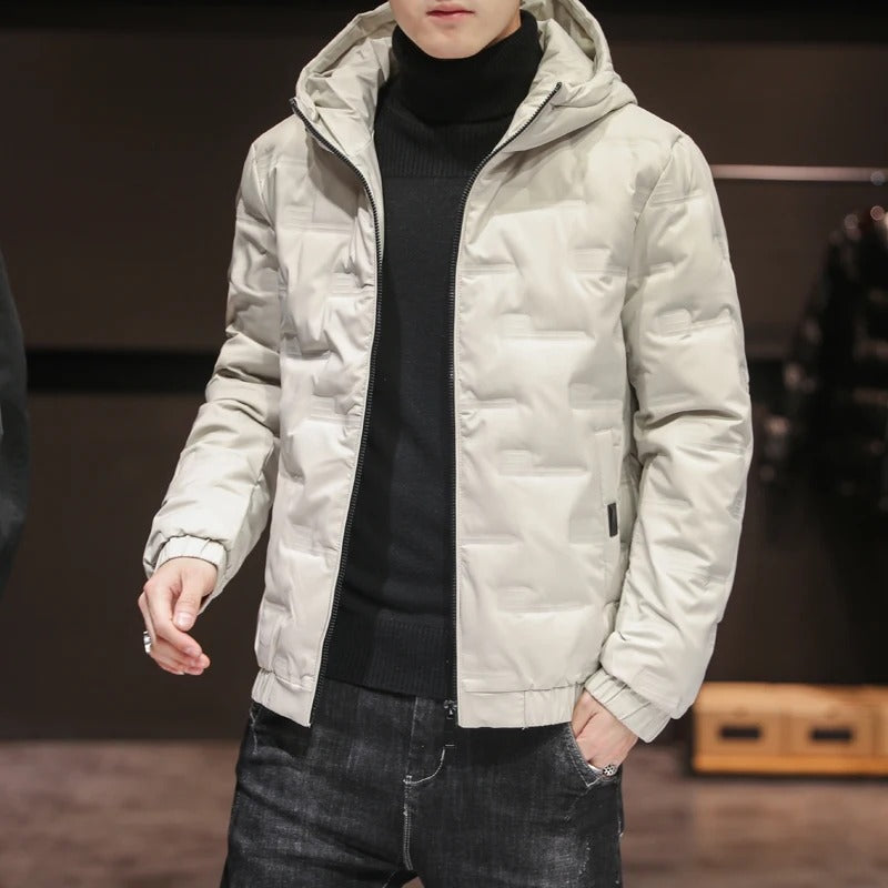 Elegante Herren-Pufferjacke