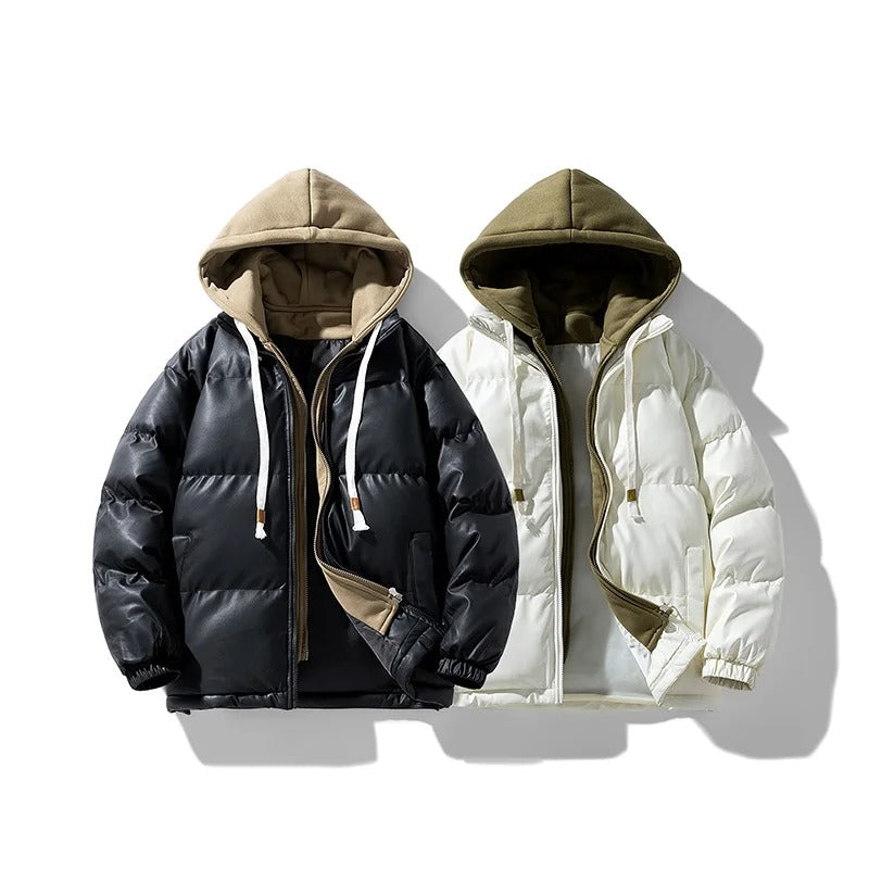 Elegante wattierte Pufferjacke