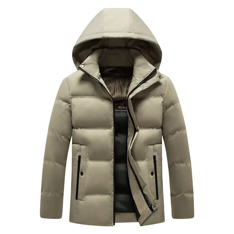 Elegante Fleece-Jacke mit Kapuze