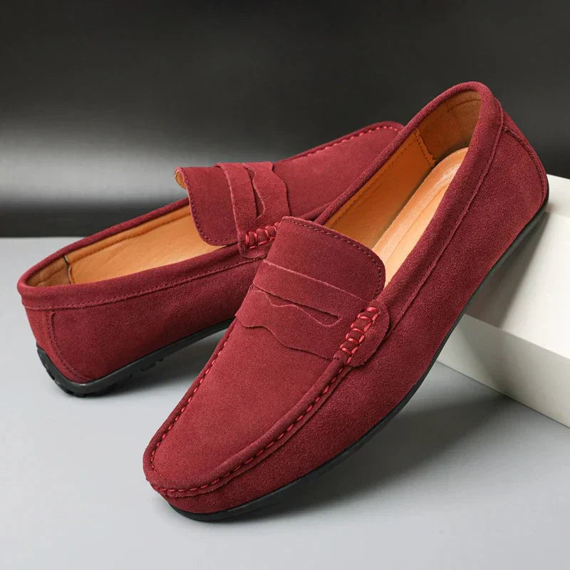 Retro Wildleder Herren Loafers