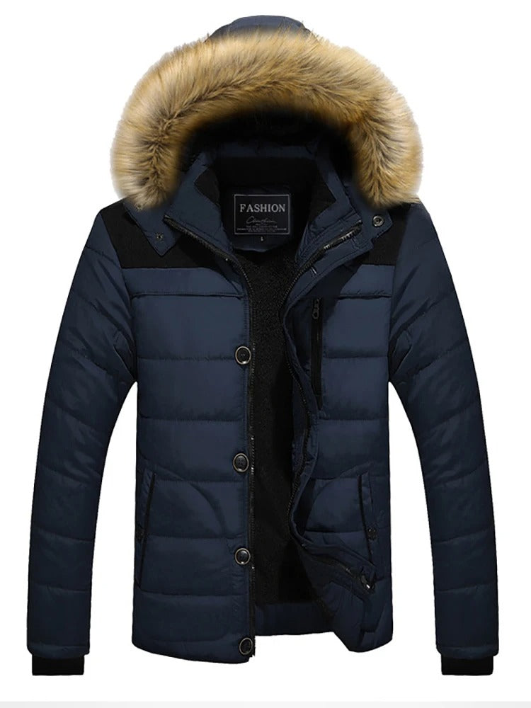 Elegante Fleece-Jacke mit Kapuze