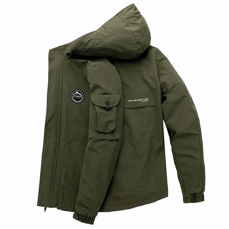 Elegante Militär-Winterjacke