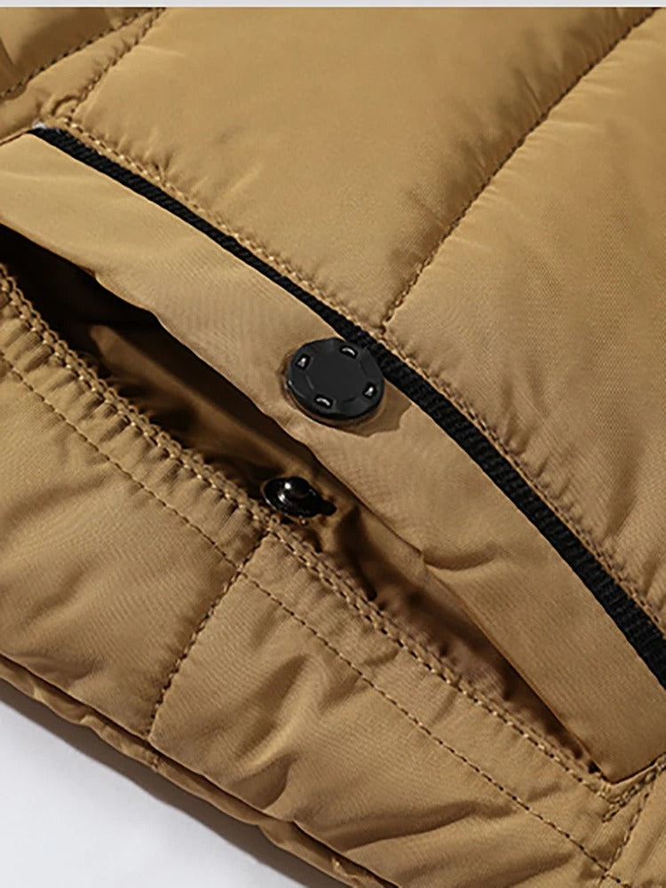 Elegante Fleece-Jacke mit Kapuze