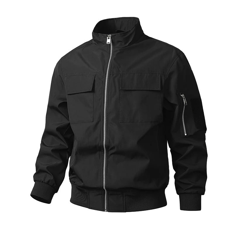 Elegante Windbreaker-Bomberjacke