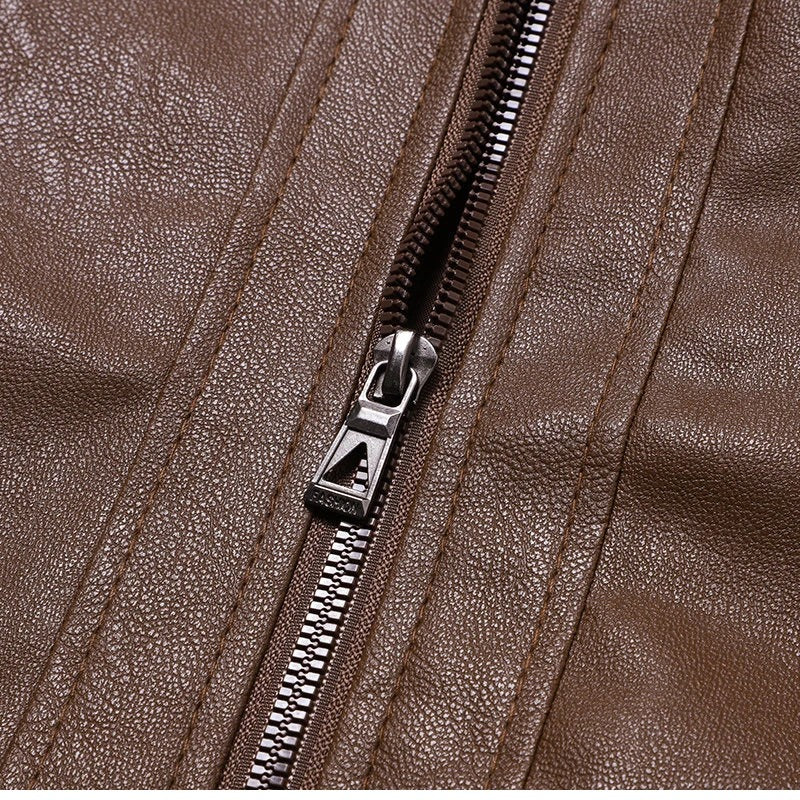 Vintage Leder Biker Jacke