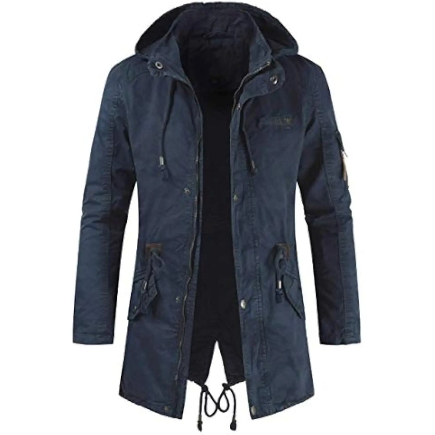Lange Cargo-Parka-Jacke