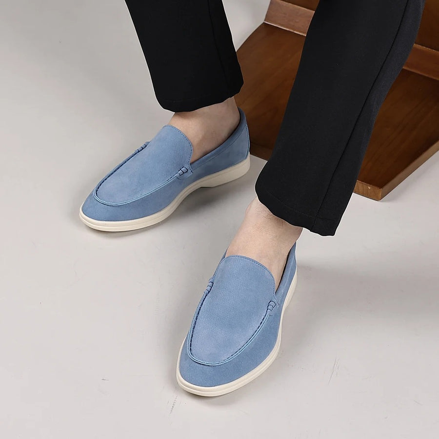 Klassische Wildleder-Loafer