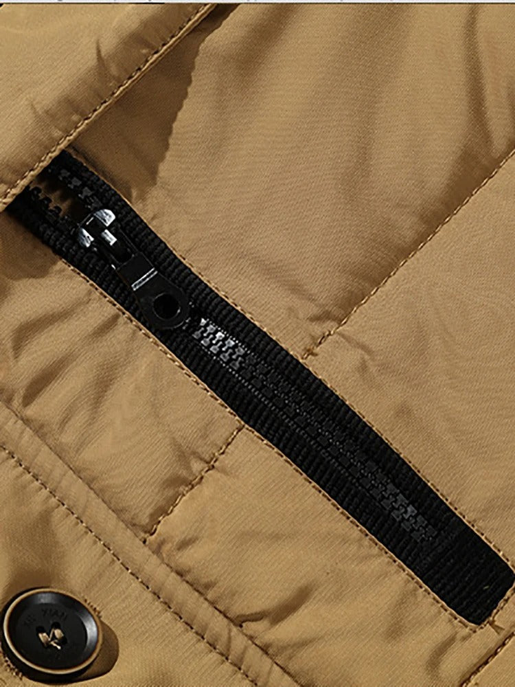 Elegante Fleece-Jacke mit Kapuze