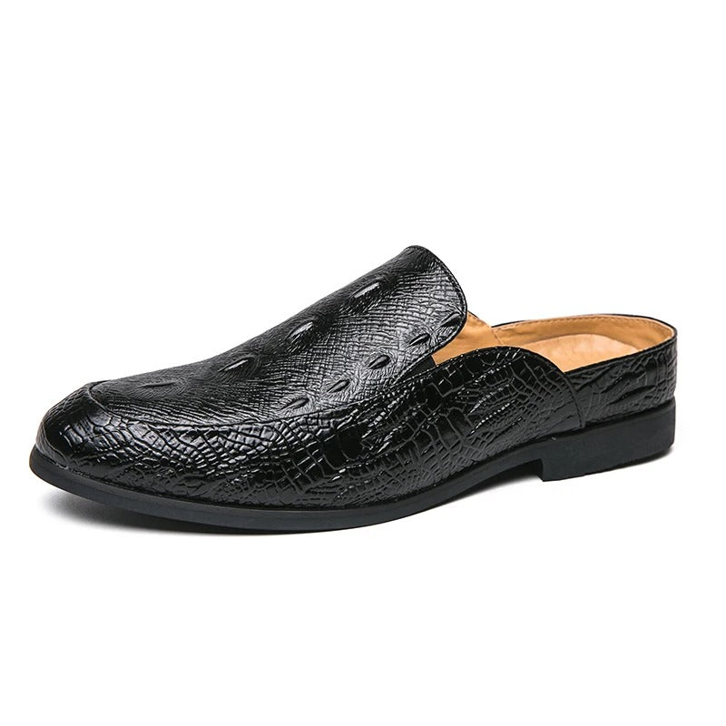 Elegante Kleiderschuhe mit Krokodilmuster