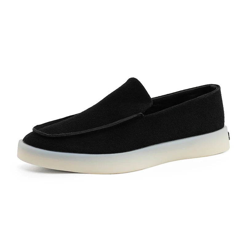 Klassische Business-Loafer aus Wildleder