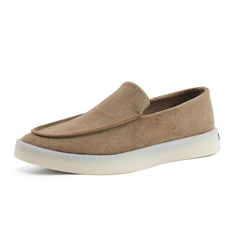Klassische Business-Loafer aus Wildleder