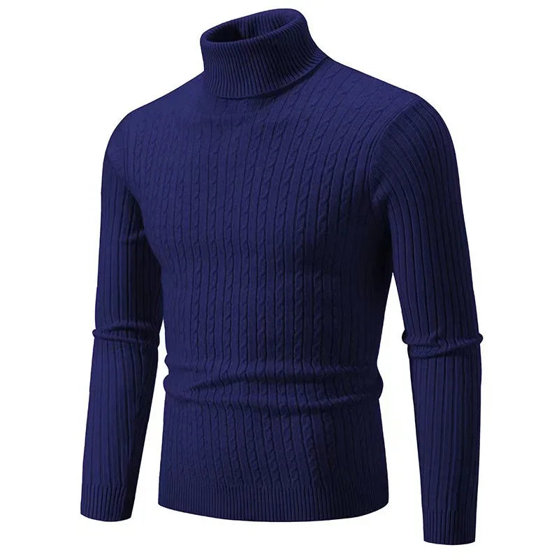 Eleganter Herren-Rollkragenpullover