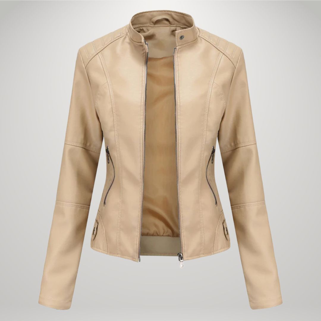 Elegante Lederjacke