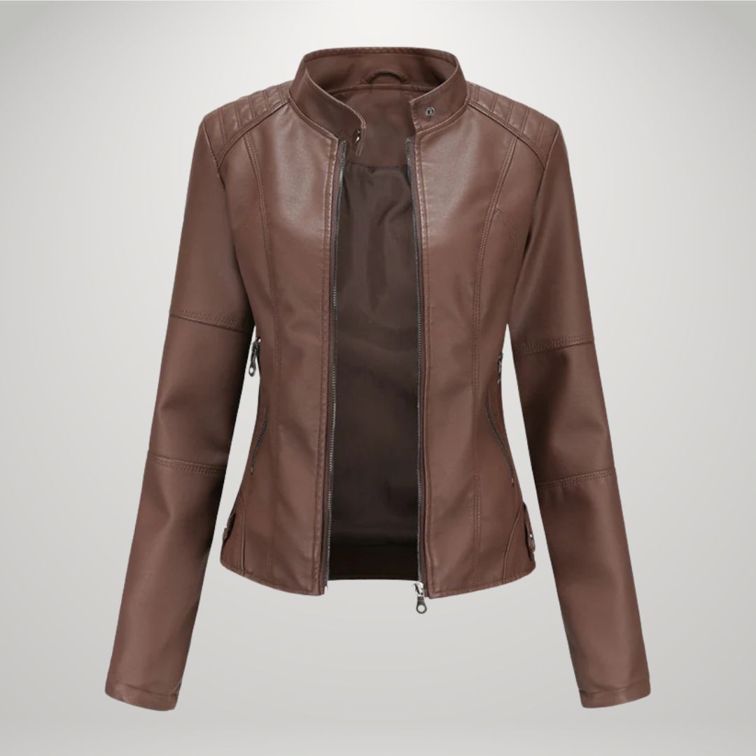 Elegante Lederjacke