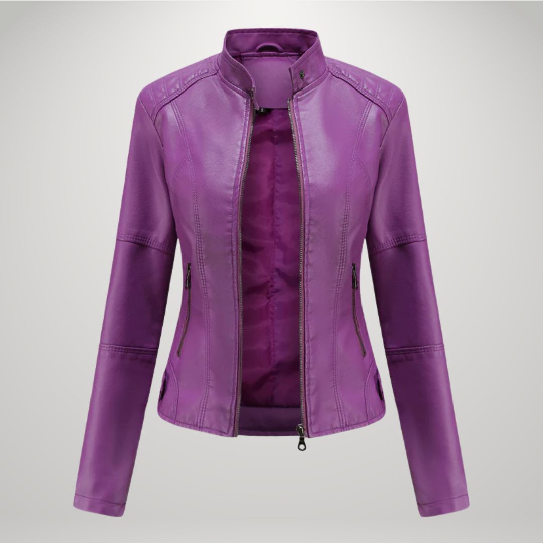 Elegante Lederjacke