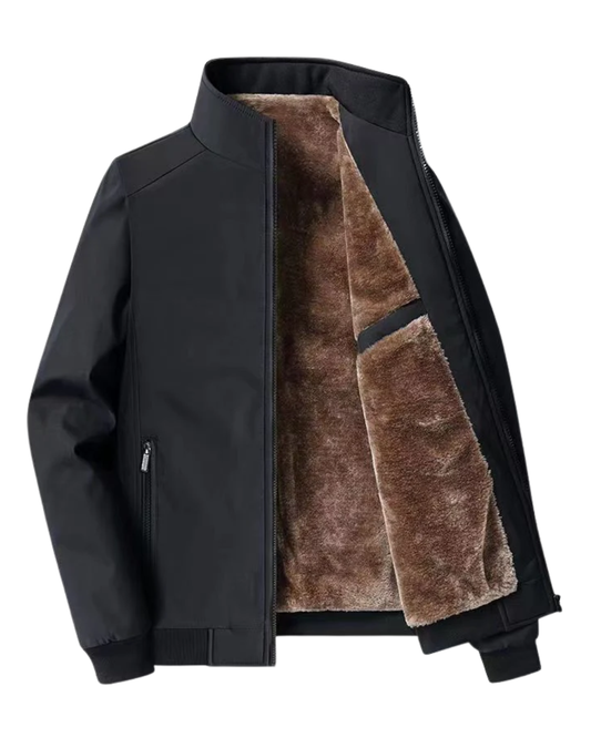 Mit Fleece gefütterte Jacke